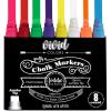 imageLoddie Doddie Jumbo Chalkboard Markers ampamp Chalk Markers  8Pack Multicolor 15mm Chisel Tip  Erasable Chalk Art  Works on Glass ampamp Chalkboard Signs  Bold 15mm Lines for Blackboard Sign