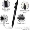 imageLoddie Doddie Gel Pens  Pack of 12 07mm Tip Retractable Black Ink  Smooth Writing ampamp Smudge Proof Pen  Fine 07mm Needle Point Tip for Precision  Retractable Design ampamp Supplies for School